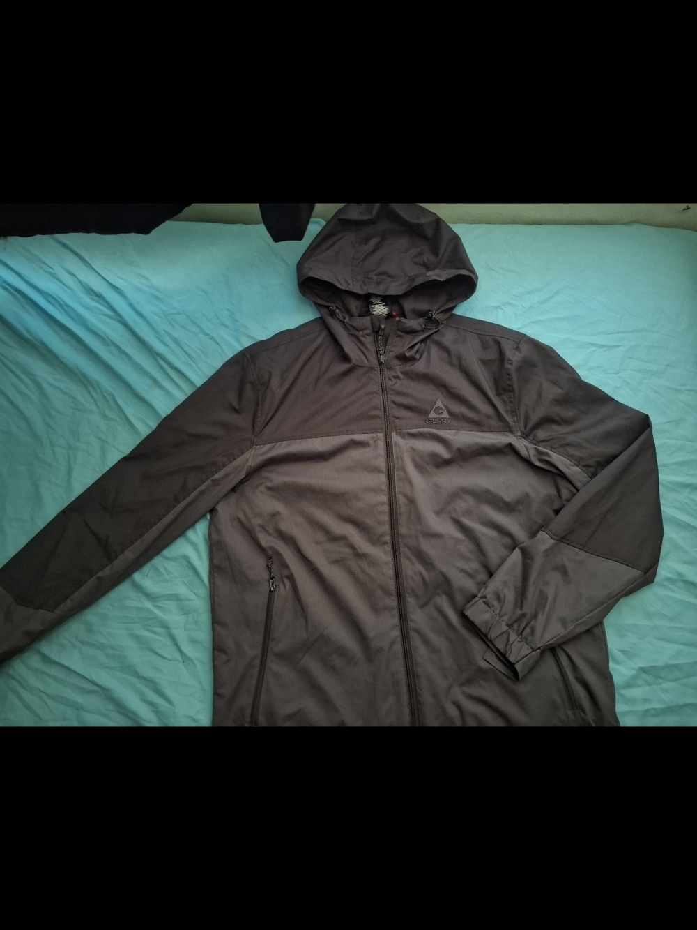 Men's Black Hooded Softshell Jacket
